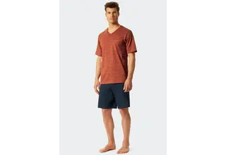 Schiesser Shortama terracotta brown 176952 50/M