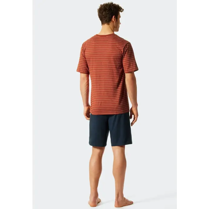 Schiesser Shortama terracotta brown 176952 50/M