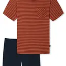 Schiesser Schiesser Shortama terre cuite marron 176952 50/M