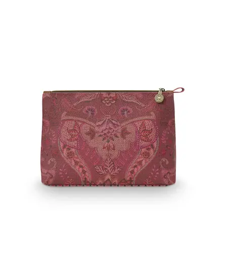 Pip Cosmetic Bag Combi Kyoto Festival Dark Pink 26x18x7.5cm/22x13x1cm