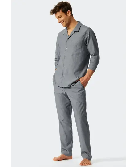 Schiesser Pyjama lang dark blue 176964 54/XL