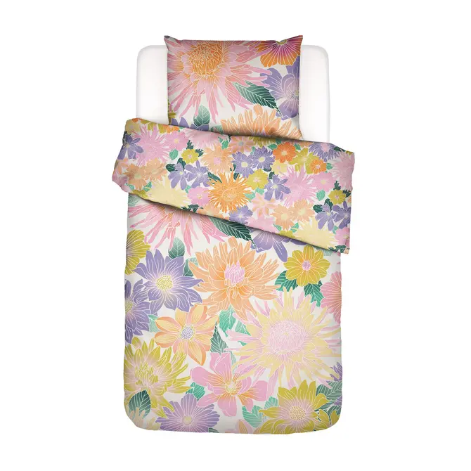 Covers & Co Flower fling Dekbedovertrek Bright white 240x200/220 Covers & Co Flower fling Dekbedovertrek Bright white 240x200/220