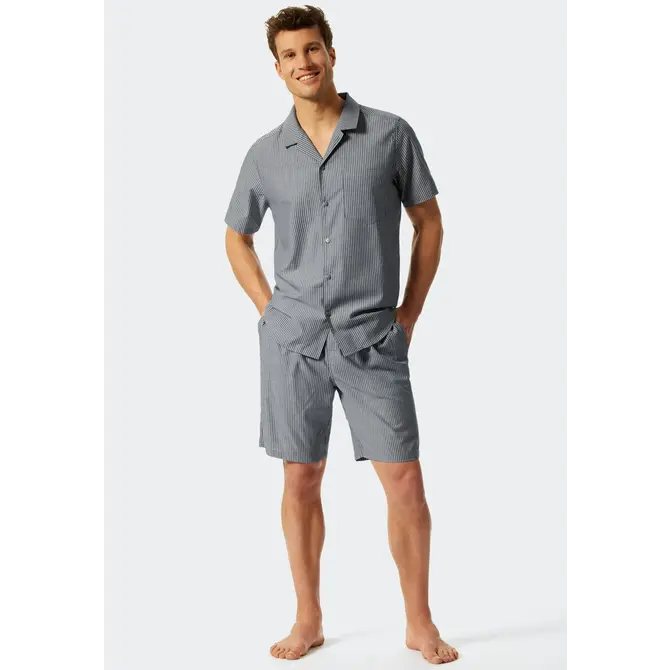Shortama Schiesser bleu foncé 176965 54/XL