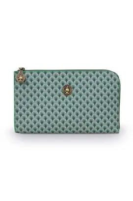 Pip Cosmetic Zipper Pouch Suki Green 21x12.5cm