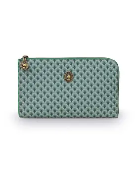 Pip Cosmetic Zipper Pouch Suki Green 21x12.5cm