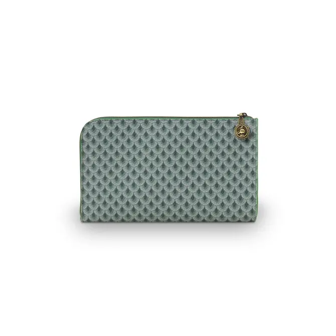 Pip Cosmetic Zipper Pouch Suki Green 21x12.5cm