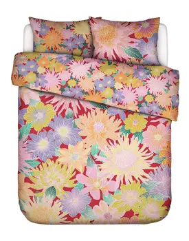 Covers & Co Flower fling Dekbedovertrek Happy red 140x200/220