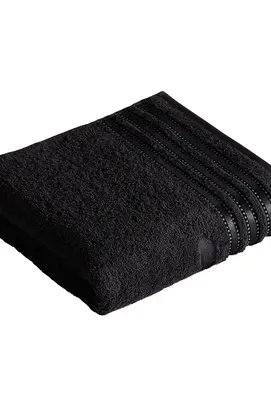 Vossen Handdoek Cult de Luxe 7900 Zwart 50x100