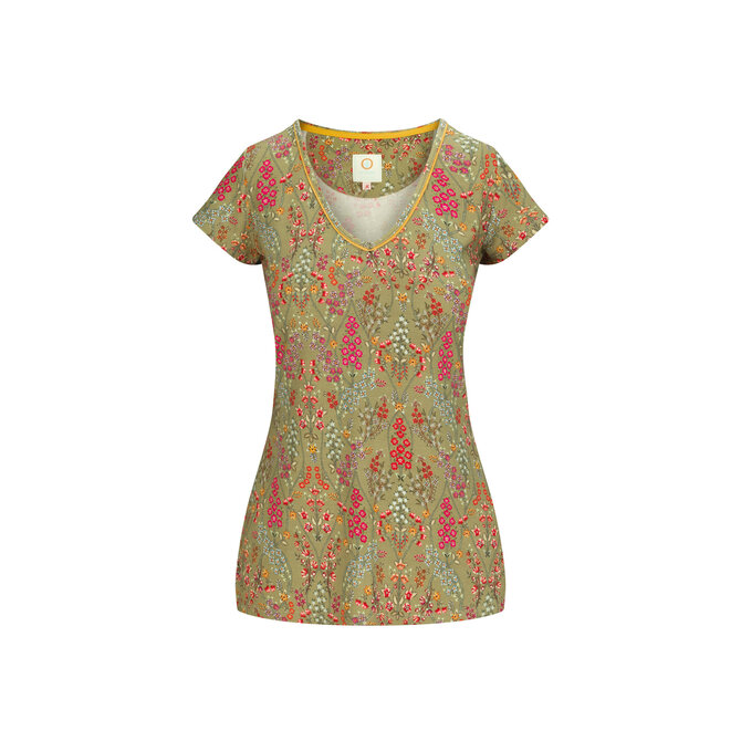 Pip Studio Toy Short Sleeve Top Primavera Green L