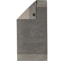 Cawo Two-Tone Bath Towel Graphite 80x150
