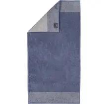 Cawo Two-Tone Badhanddoek Nachtblau 80x150
