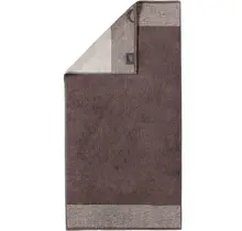 Cawo Serviette de bain bicolore Poivre 80x150