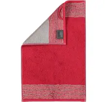 Cawo Two-Tone Gastendoekje Bordeaux 30x50