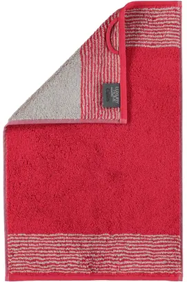 Cawo Two-Tone Gastendoekje Bordeaux 30x50
