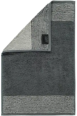 Cawo Two-Tone Gastendoekje Leisteen 30x50