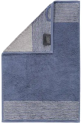 Cawo Two-Tone Gastendoekje Nachtblau 30x50