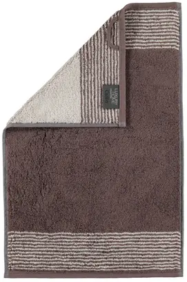 Cawo Two-Tone Gastendoekje Pepper 30x50