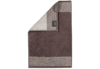 Cawo Serviette de toilette bicolore Poivre 30x50