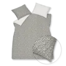 Vandyck Vandyck Pure 53 Percale Flower Dekbedovertrek Anthracite 140x220