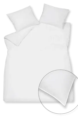 Vandyck Washed Cotton Duvet Cover White 200x200/220