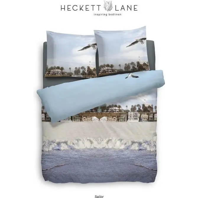 Heckett & Line Dekbedovertrek Sailor Blauw 240x200/220