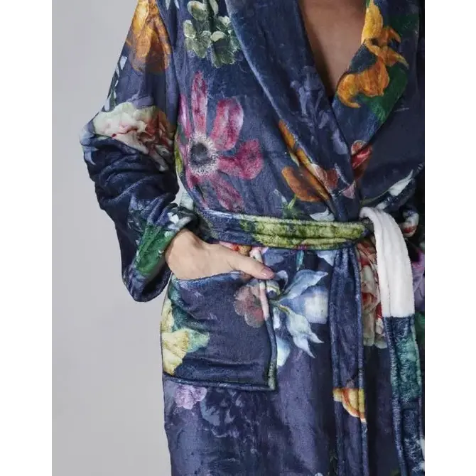 Essenza Fleur Homecoat Bleu nuit XL