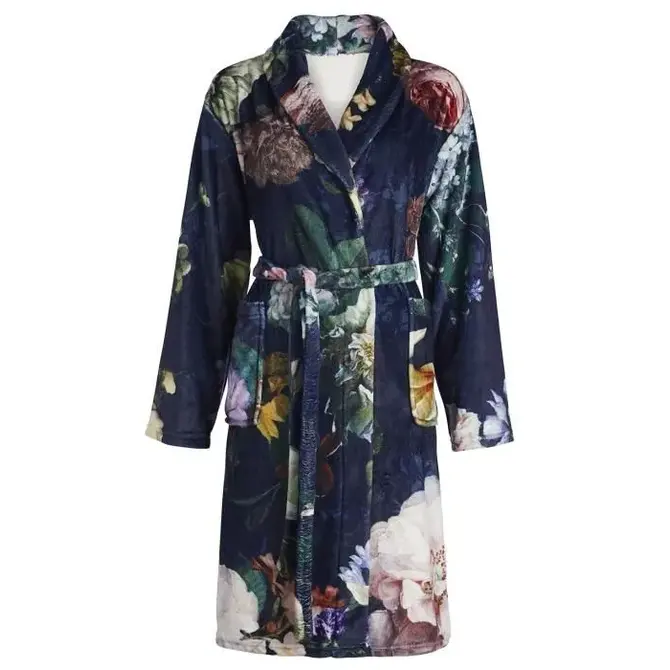 Essenza Fleur Homecoat Bleu nuit XXL