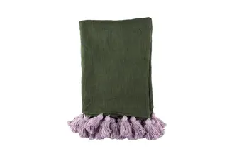 KAAT Amsterdam Advance Plaid - Vert 130 x 170 cm