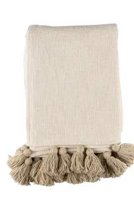 KAAT Amsterdam Advance Plaid - Naturel 130 x 170 cm