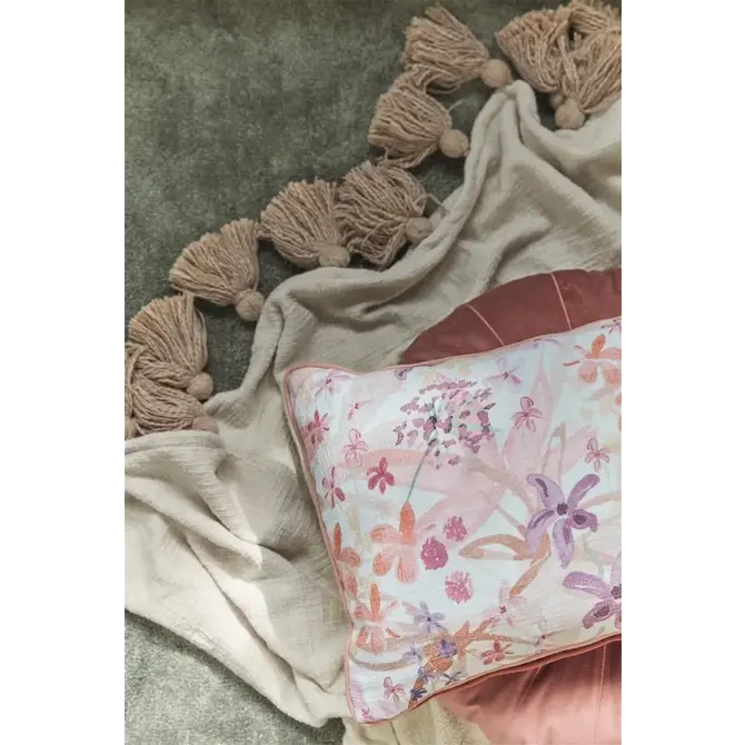 KAAT Amsterdam Advance Plaid - Natural 130 x 170 cm