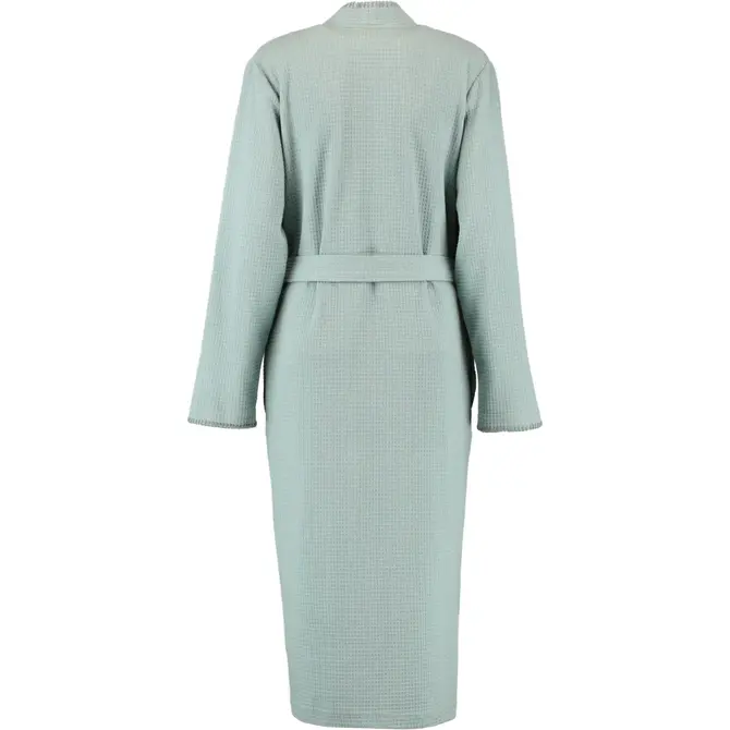 Cawö 812 Dames kimono badjas - salbei-44 40/42