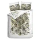 Heckett & Lane Heckett & Lane - Housse de couette Tropez Golden Green