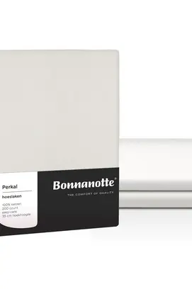 Bonnanotte Drap-housse Percale 120x200 Blanc