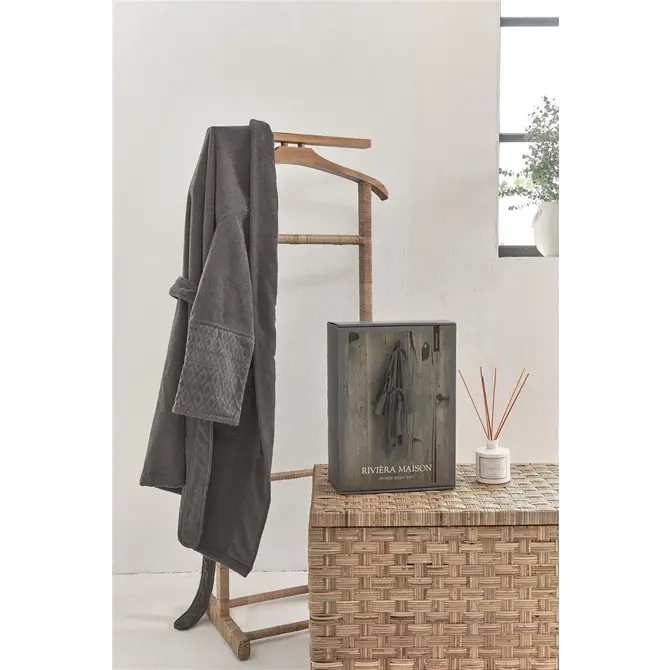 Rivièra Maison Beyond badjas - Grey XXL Rivièra Maison Beyond badjas - Grey XXL