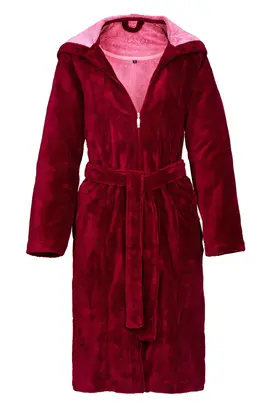 Peignoir femme Foxes Palermo burgundy S