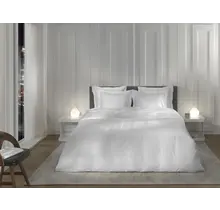 Heckett & Lane - Housse de couette Diamante 140x200/220 White