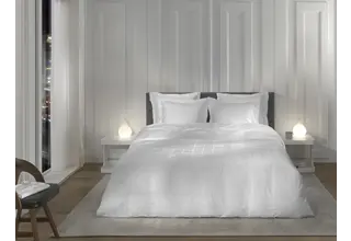 Heckett & Lane - Housse de couette Diamante 140x200/220 White
