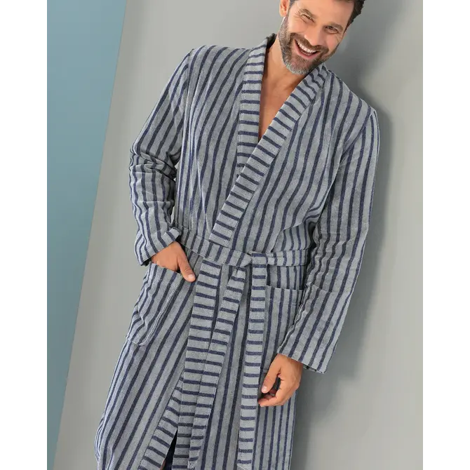 Cawo Peignoir homme 5505 denim 50