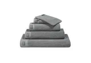Vandyck Home Gant de toilette Uni Mole Grey 16X22