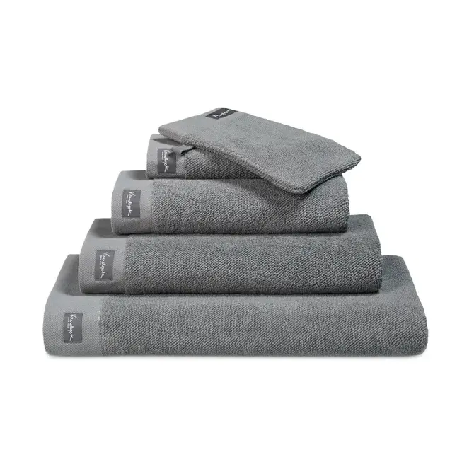 Vandyck Home Gant de toilette Uni Mole Grey 16X22