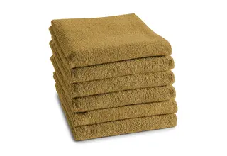 DDDDD keukendoek logo 50x55cm ochre