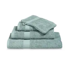 Vandyck Prestige Plain Vintage Green Guest towel 40x60