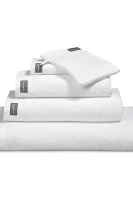 Vandyck Home Uni White Washandje 16X22