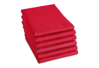 DDDDD torchon logo 60x65cm rouge