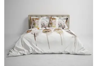 Heckett & Lane GOTS Loza Dekbedovertrek 200x200/220 Root Brown