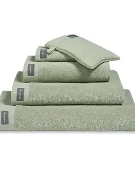 Vandyck Home Uni Smoke Green Gastendoekje 30x50