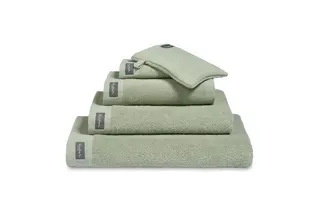 Vandyck Home Uni Smoke Green Guest towel 30x50