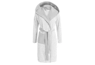 Esprit Striped Hoodie Badjas Grey XL