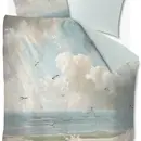 At Home by Beddinghouse Housse de couette Seaclouds - Bleu 200x200/220 cm