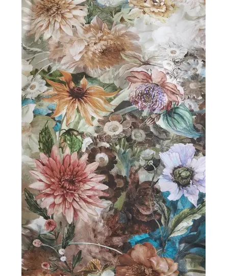 At Home by Beddinghouse Forever Flowers Dekbedovertrek - Pastel 200x200/220 cm